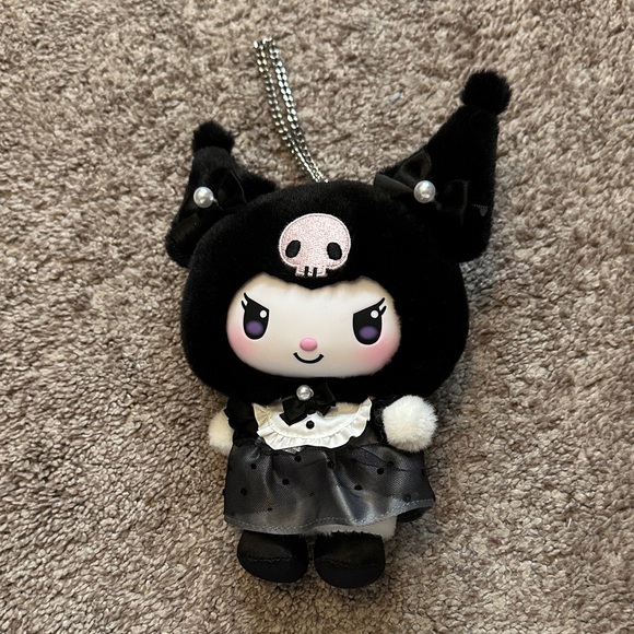 Sanrio Accessories - Sanrio Sisters’ Outfits Vinyl Plush Keychain - Kuromi